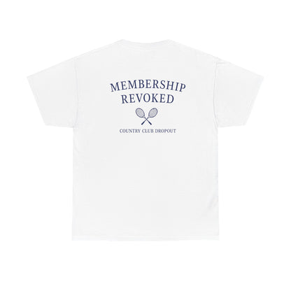 MEMBERSHIP REVOKED - TENNIS