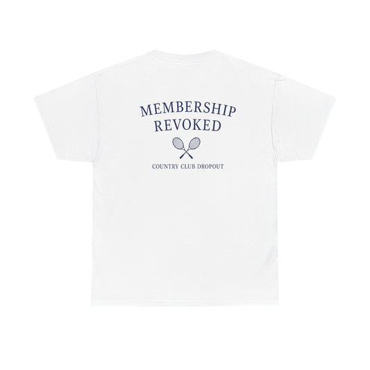 MEMBERSHIP REVOKED - TENNIS