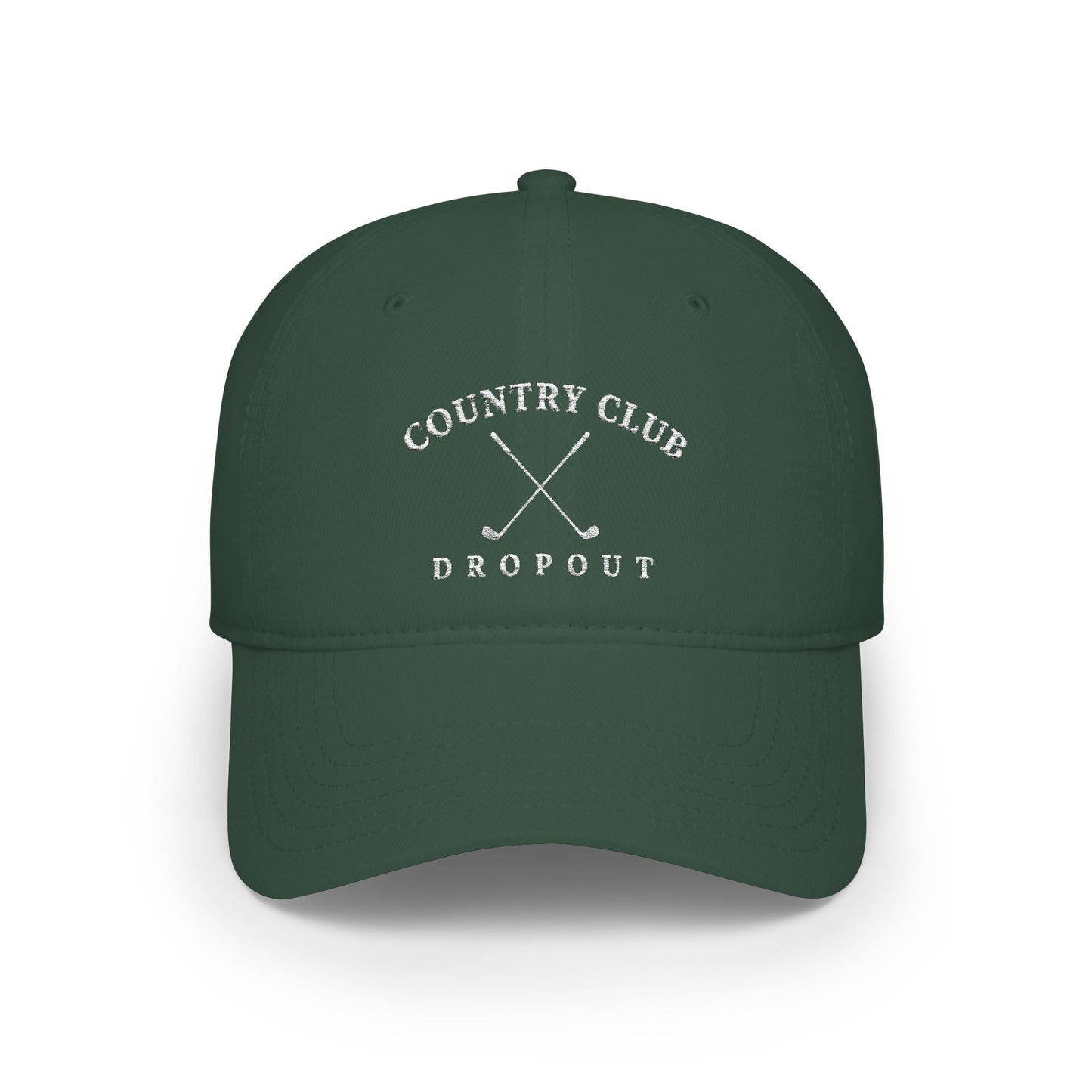 COUNTRY CLUB DROPOUT | Crossed Golf Clubs