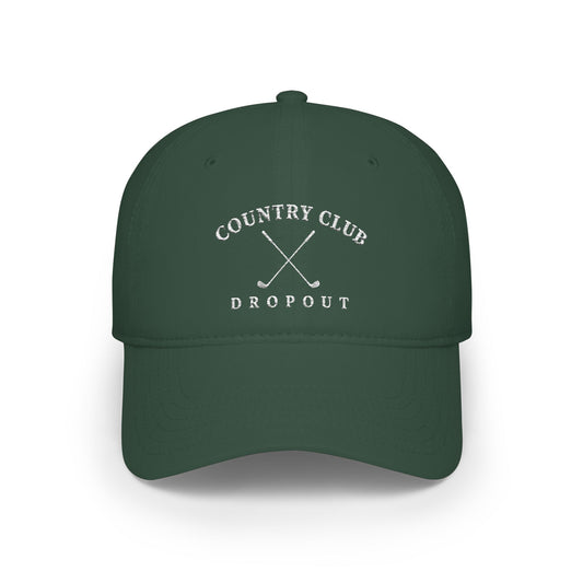 COUNTRY CLUB DROPOUT | Crossed Golf Clubs