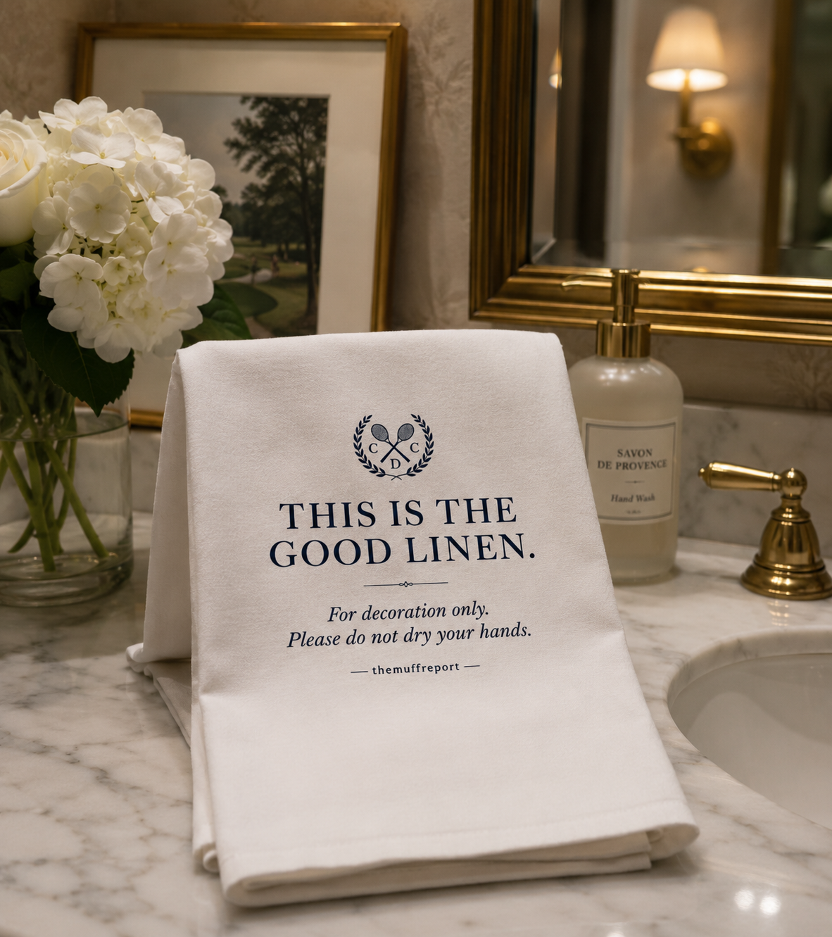 THIS IS THE GOOD LINEN HAND TOWEL
